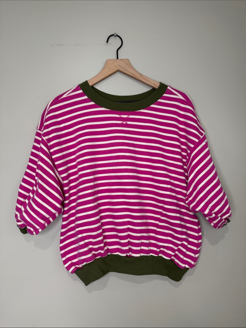 Anthropologie Pilcro Niki Bubble Sweatshirt Medium